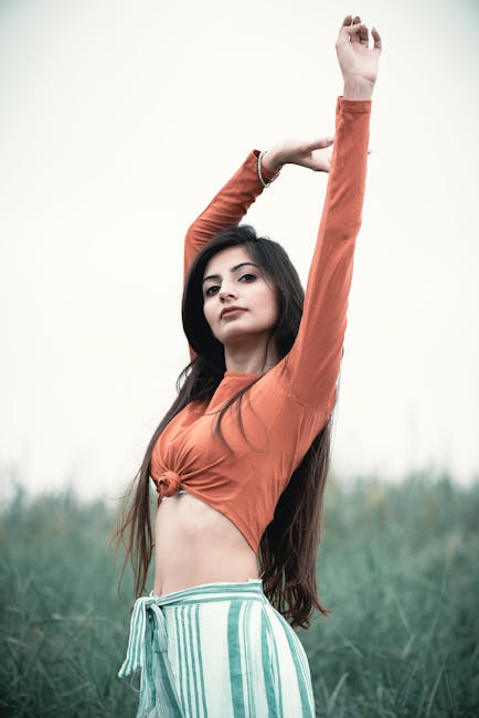Confident person standing tall with good posture